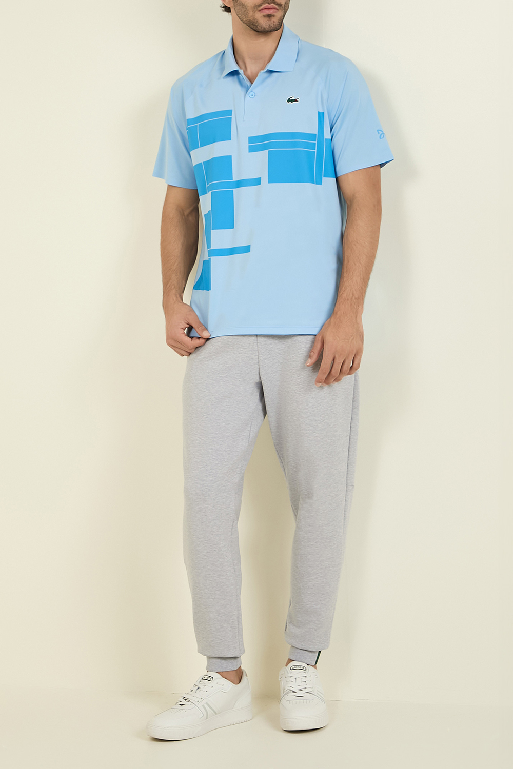 לקוסט X ג'וקוביץ' חולצת פולו קצרה LACOSTE